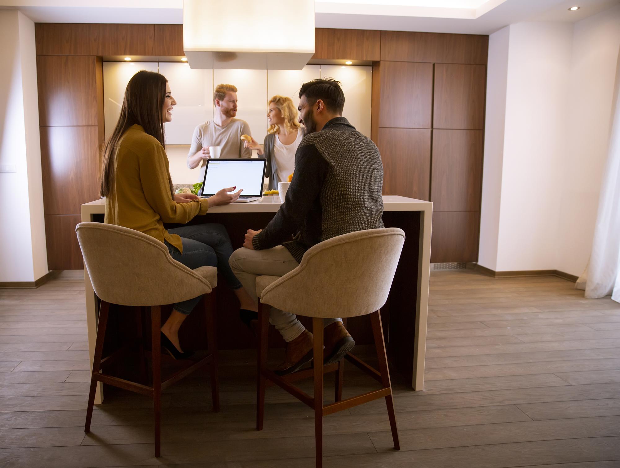 office meeting with clients