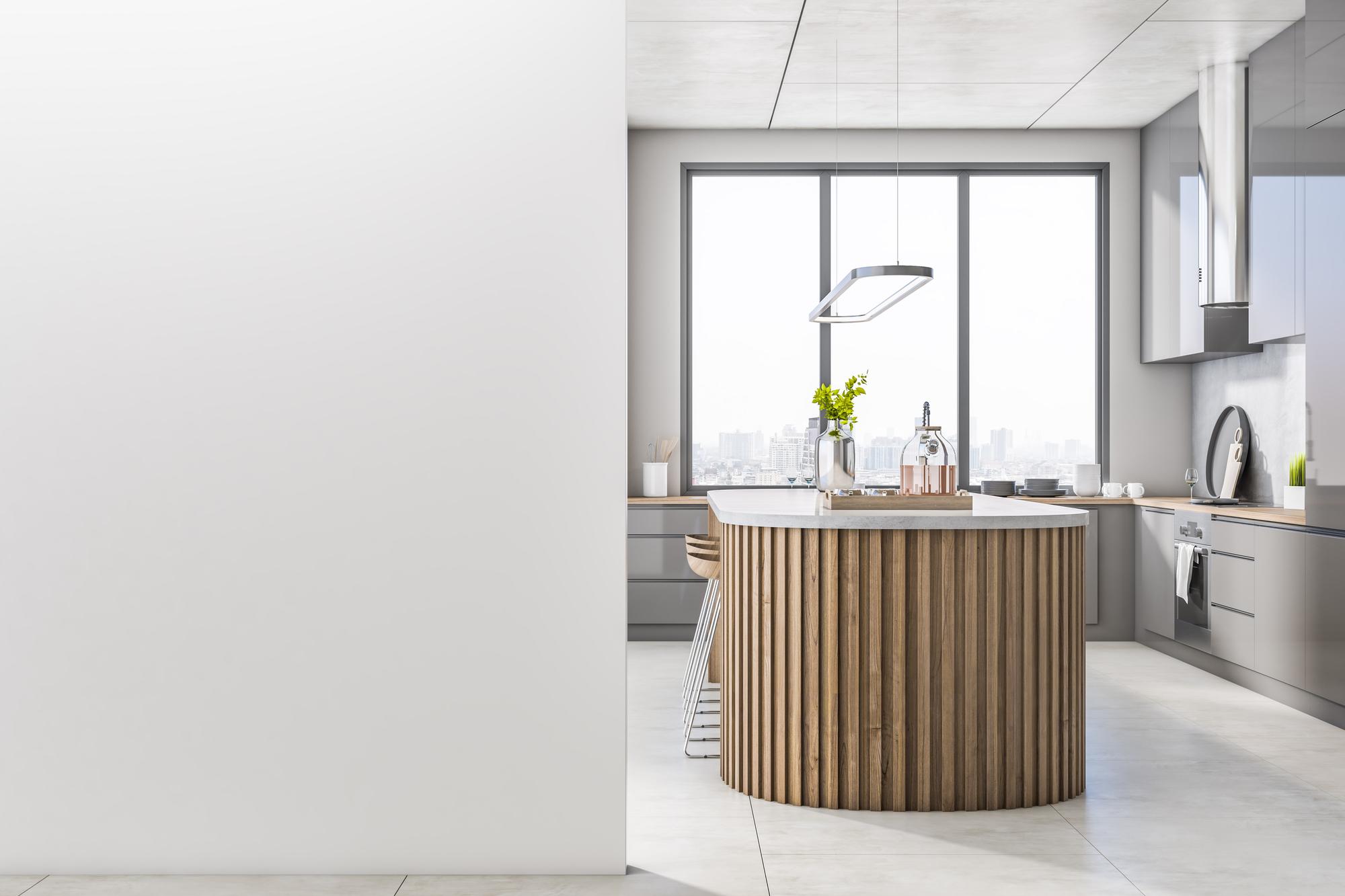 kitchen bright modern